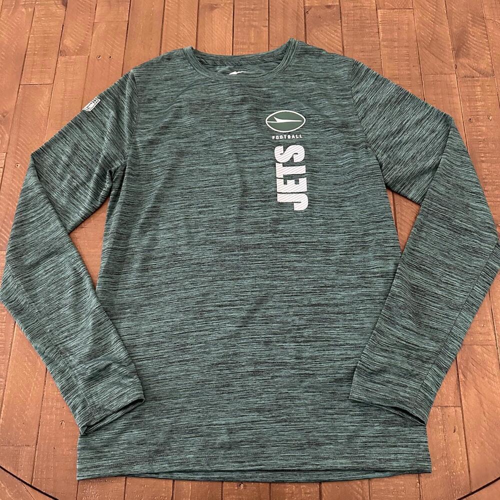 NWT Nike New York Jets NFL On Field Dri-Fit LS T-Shirt Sz Youth Large